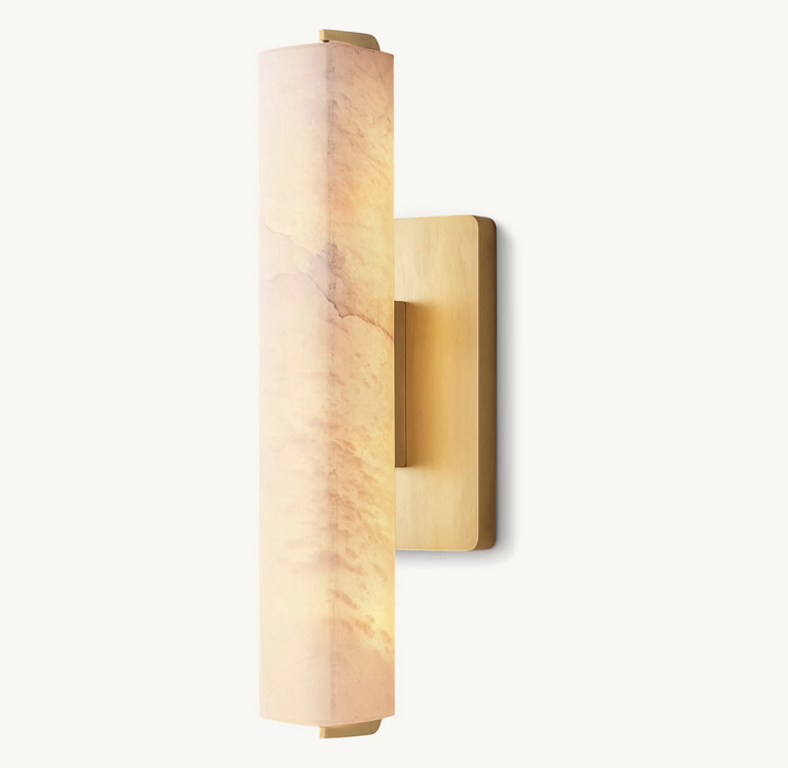 Audubon Alabaster Single Wall Sconce