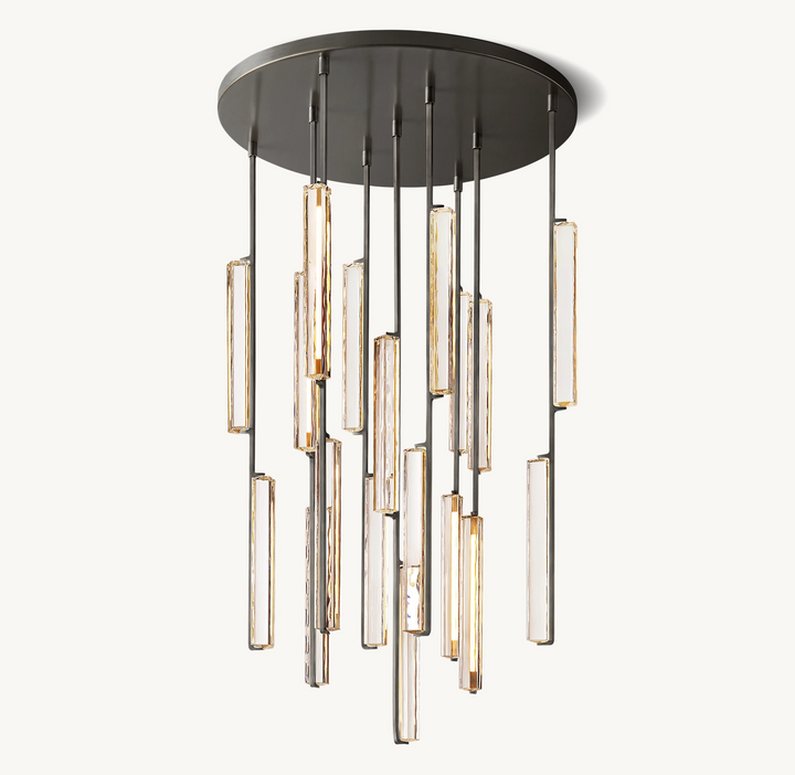 Audubon Crystal Round Chandelier 40"