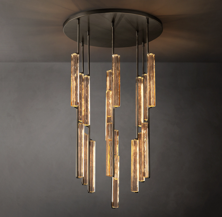 Audubon Crystal Round Chandelier 40"