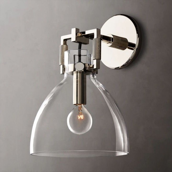 Funda Glass Cloche Sconce 8"