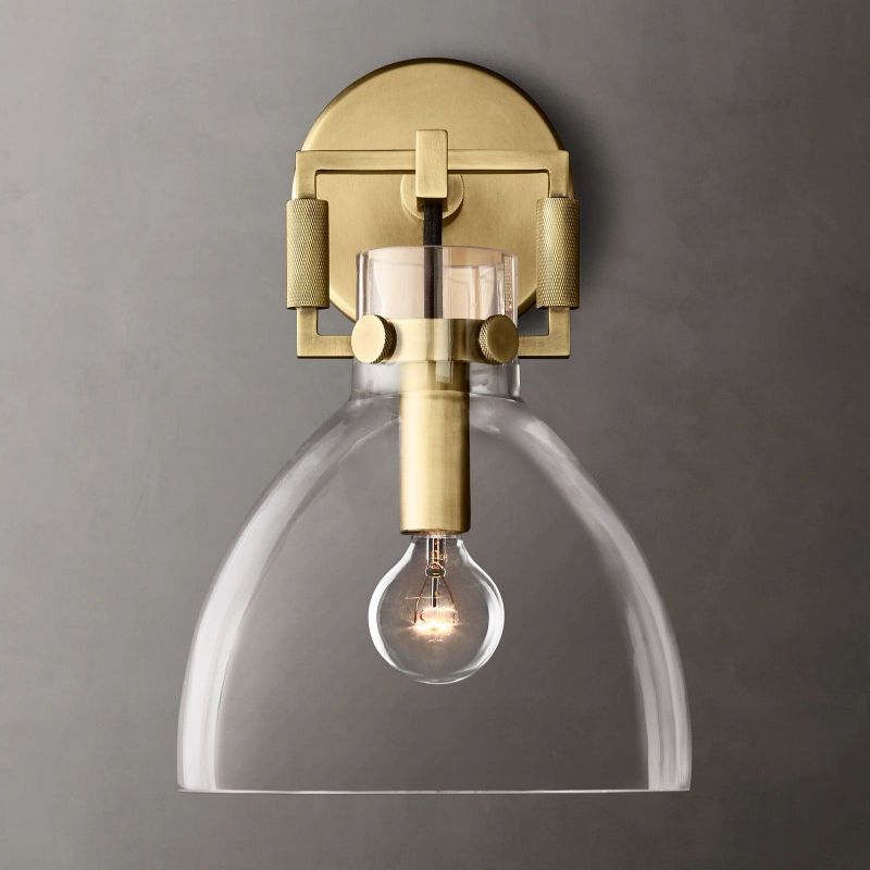 Funda Glass Cloche Sconce 8"