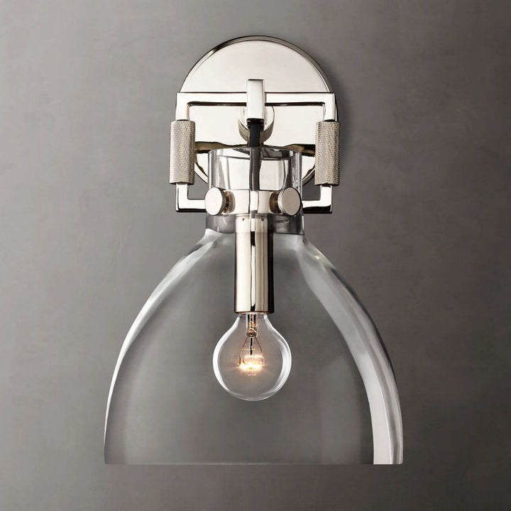 Funda Glass Cloche Sconce 8"
