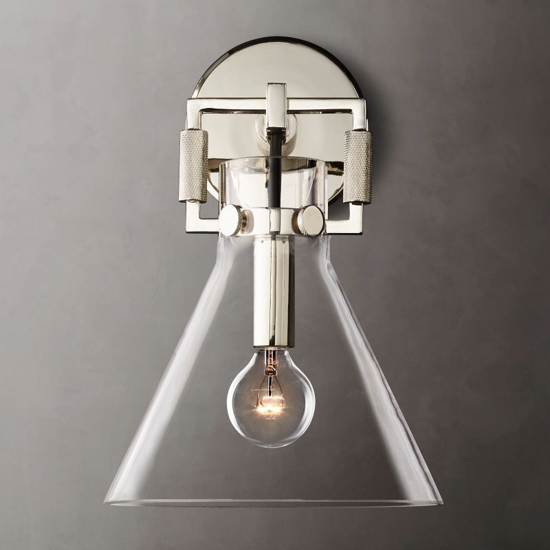 Funda Glass Funnel Sconce