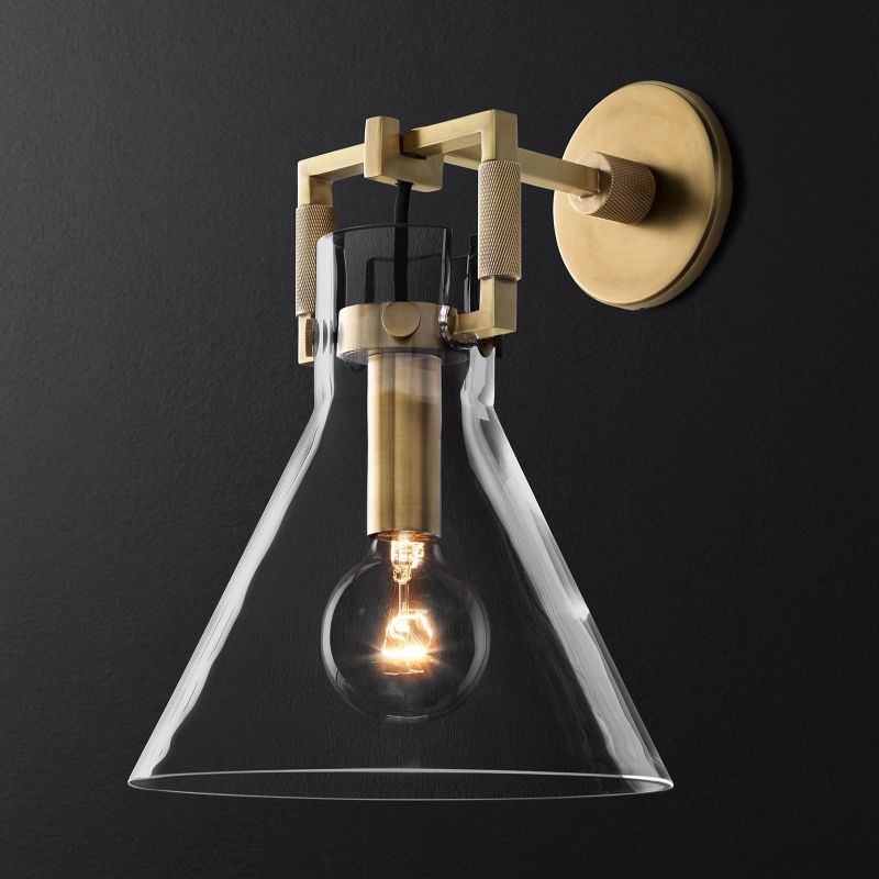 Funda Glass Funnel Sconce