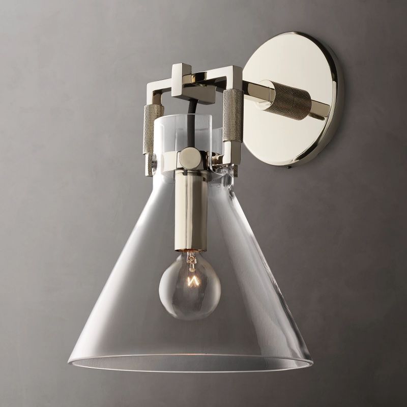 Funda Glass Funnel Sconce