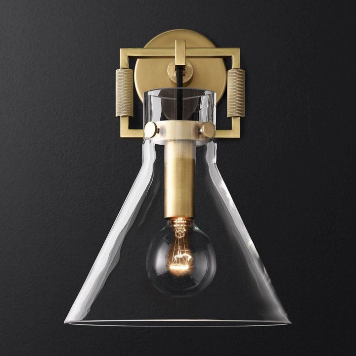 Funda Glass Funnel Sconce