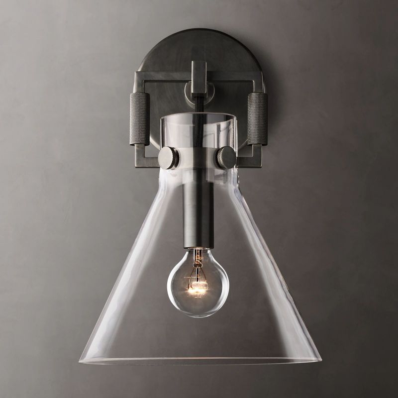 Funda Glass Funnel Sconce