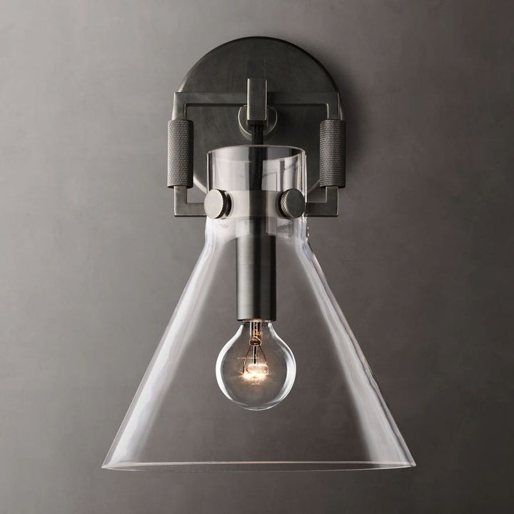Funda Glass Funnel Sconce