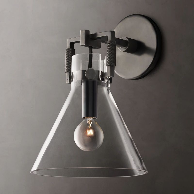 Funda Glass Funnel Sconce