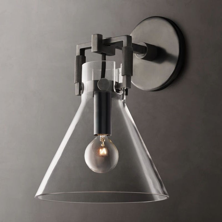 Funda Glass Funnel Sconce