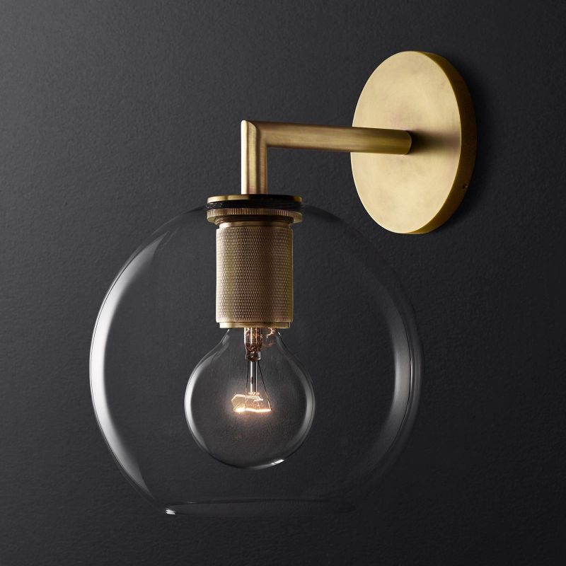 Funda Globe Shade Sconce