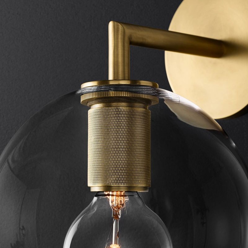 Funda Globe Shade Sconce