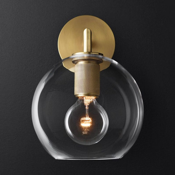 Funda Globe Shade Sconce