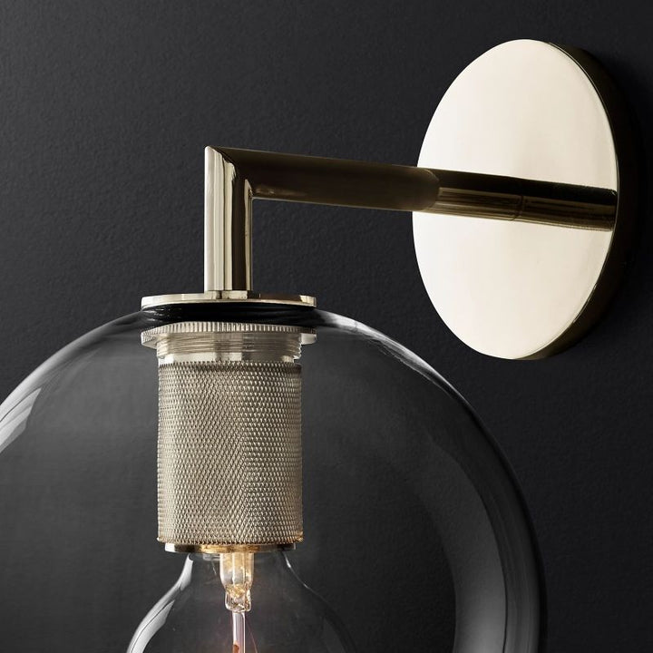 Funda Globe Shade Sconce