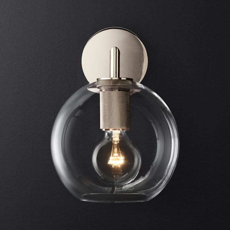 Funda Globe Shade Sconce