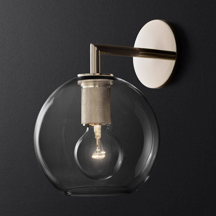 Funda Globe Shade Sconce