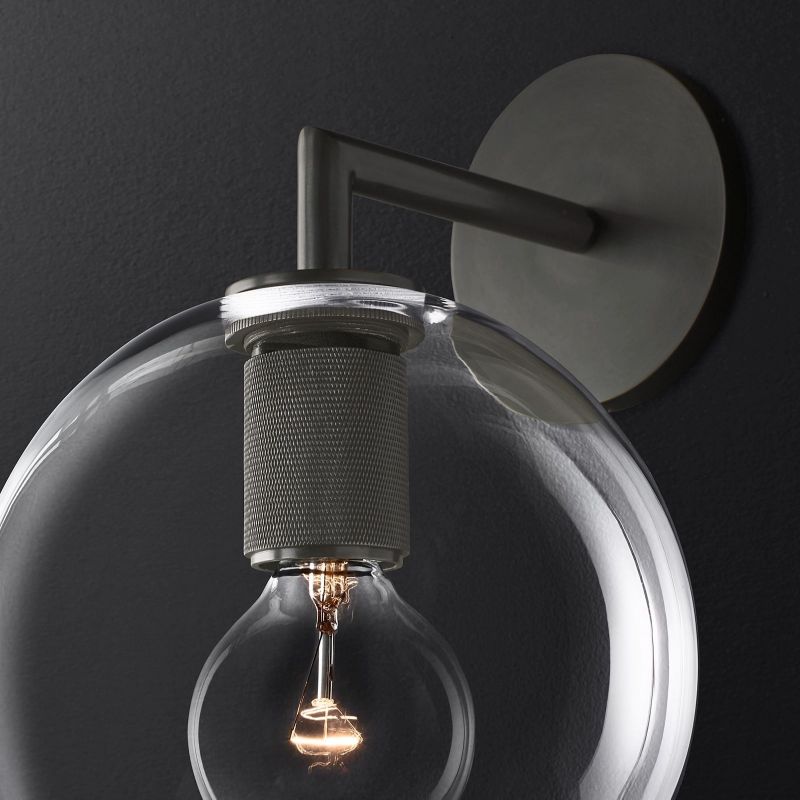 Funda Globe Shade Sconce