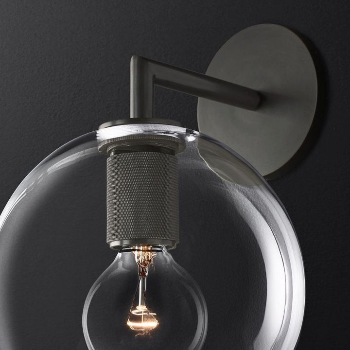 Funda Globe Shade Sconce