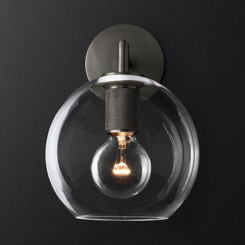 Funda Globe Shade Sconce