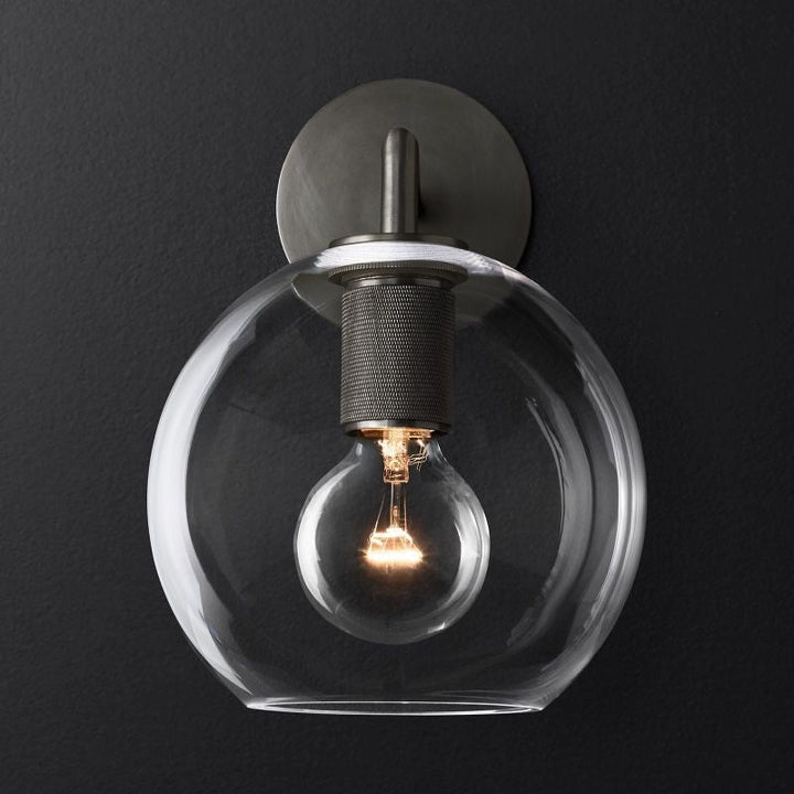 Funda Globe Shade Sconce