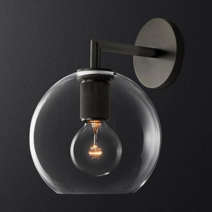 Funda Globe Shade Sconce