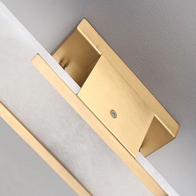 Lowell Melange Elongated Alabaster Wall Sconce 28&