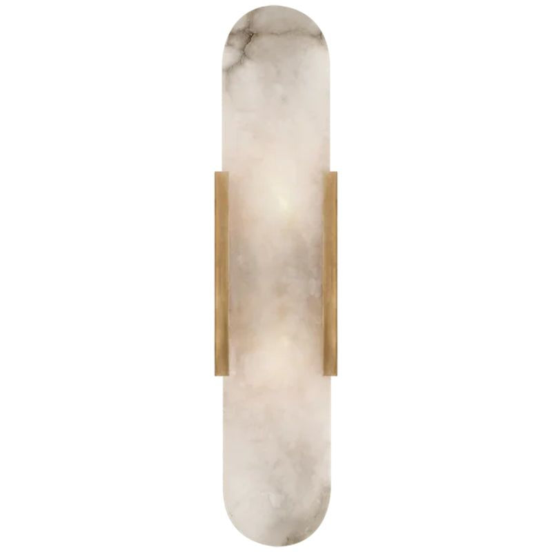 Lowell Melange Elongated Alabaster Wall Sconce 28&