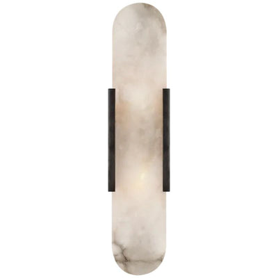 Lowell Melange Elongated Alabaster Wall Sconce 28''