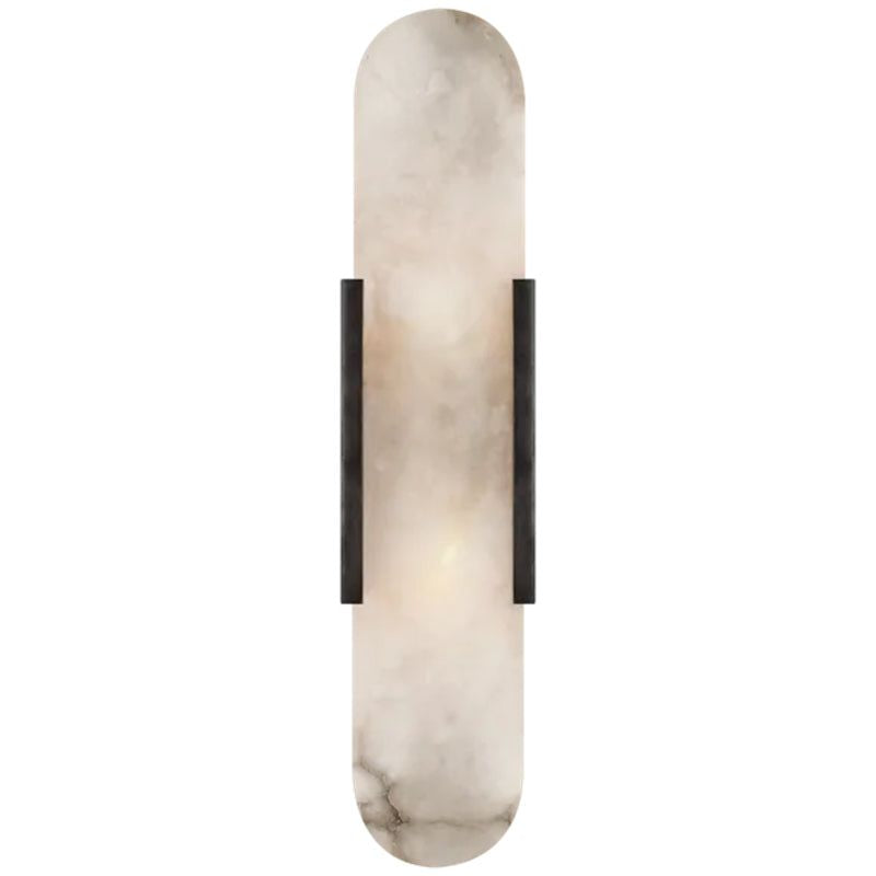 Lowell Melange Elongated Alabaster Wall Sconce 28&