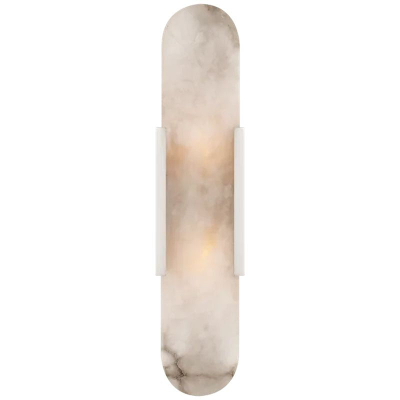Lowell Melange Elongated Alabaster Wall Sconce 28&