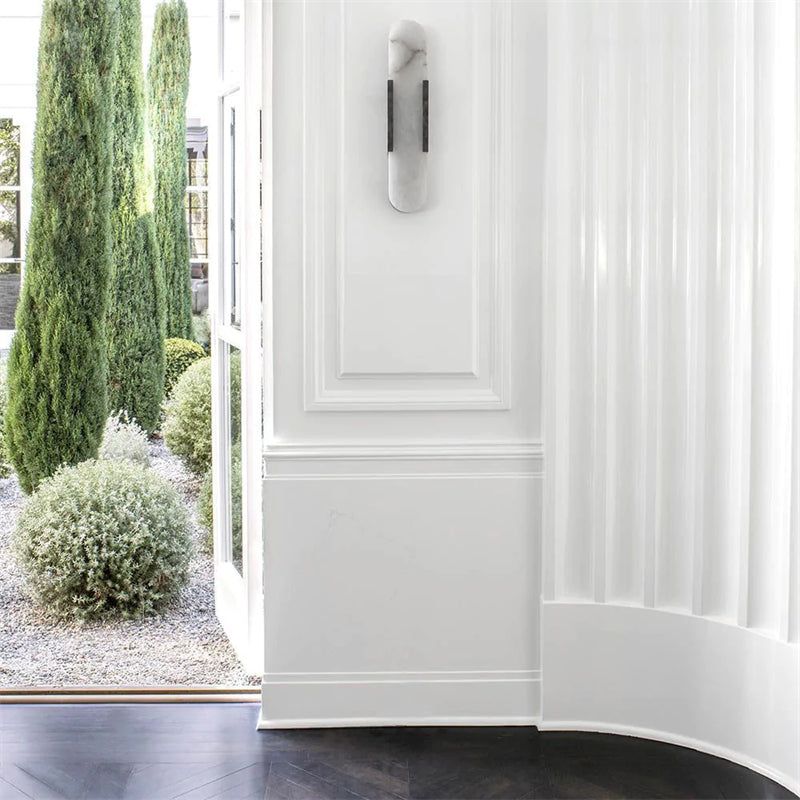 Lowell Melange Elongated Alabaster Wall Sconce 28&