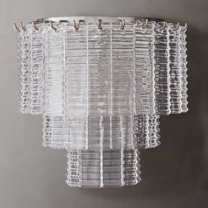 Sireni Clear Glass Wall Sconce
