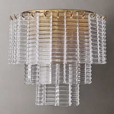 Sireni Clear Glass Wall Sconce