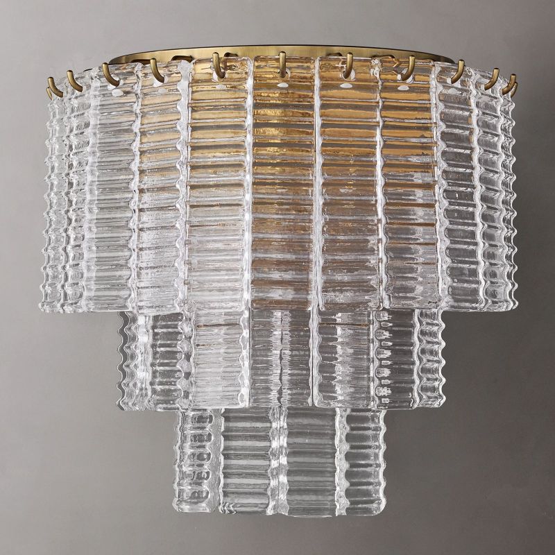 Sireni Clear Glass Wall Sconce
