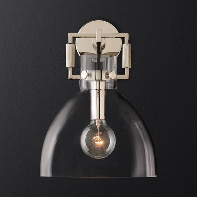Funda Glass Cloche Sconce 10"