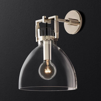 Funda Glass Cloche Sconce 10"